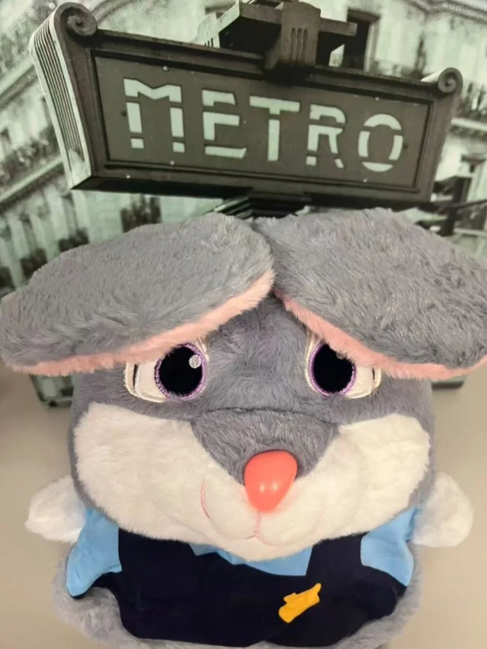 Cute Rabbit Plush Kids Backpack Multi Carry Cartoon Animal Shoulder Handbag
